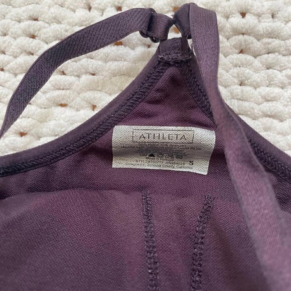 Athleta Purple Halter Bra/Tank - Size Small - Picture 3 of 3